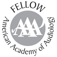 ￼￼Fellow American Academy of Audiology